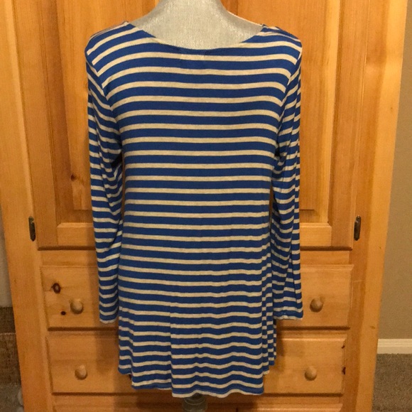 Anthro Puella Darcy Striped Swing Tunic -M - Picture 3 of 5
